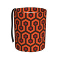 Overlook Hotel Carpet Car Trash Can Leak Proof Hanging Waterproof Garbage Can Multipurpose Trash Bin for Car SUV Front Seat Headrest Collapsible and Portable Storage Pocket