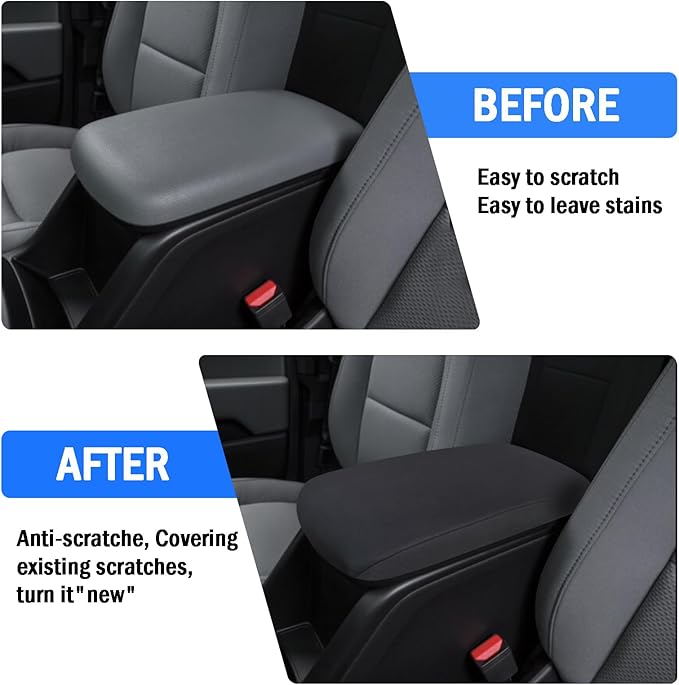 Center Console Cover for Chevy Colorado/GMC Canyon 2015-2022, Soft Neoprene Middle Console Cover for Colorado/Canyon 2015 2016 2017 2018 2019 2020 2021 2022 Interior Accessories
