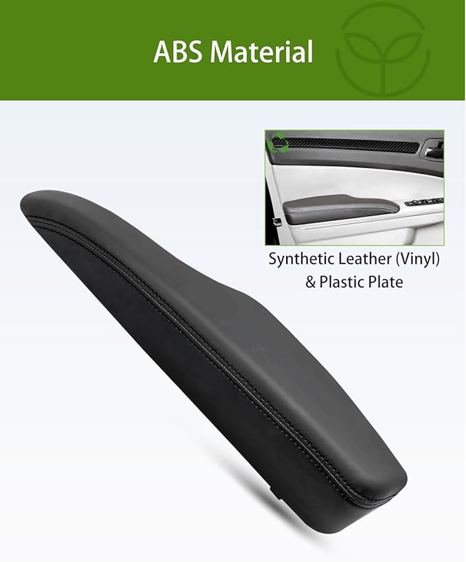 UMISHI Front Left Driver & Right Passenger Side Inner Door Armrest 1WK37DX9AB Compatible with Dodge Charger 2011-2023 & Chrysler 300 2011-2023 (Black)