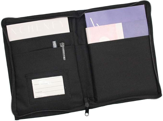 Rfish Minimalist Black Car Glove Box Organizer with 11 Pockets and Multi Compartments