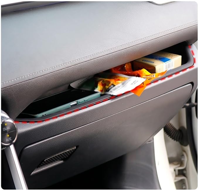 TPXSIUE for 2023 RAV4 Passenger Storage Organizer Mat Glove Box Insert Tray Anti Slip Mat Compatible with Toyota RAV4 2024 2023 2022 2021 2020 2019 Accessories (Passenger Anti Slip Mat)