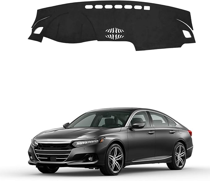 Dashboard Mat Cover for Honda Accord 2018 2019 2020 2021 2022 Nonslip Center Console Sunshield Glare UV Rays Protector Accessories