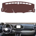 generic leather dashboard cover Compatible with HyundaiHyundai VENUE，dash cover, Non-Slip Dash Cover, Dash mat Dashboard Cover, Interior Dash Covers, brown