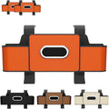 Upgraded Car Organizers and Storage Box, 1/2PCS Multifunctional Headrest Backseat Organizer with 2 Cup Holders, Tissue Box and Hooks, Smart Over-Seat Car Organizer for Most Vehicles (Orange*1)