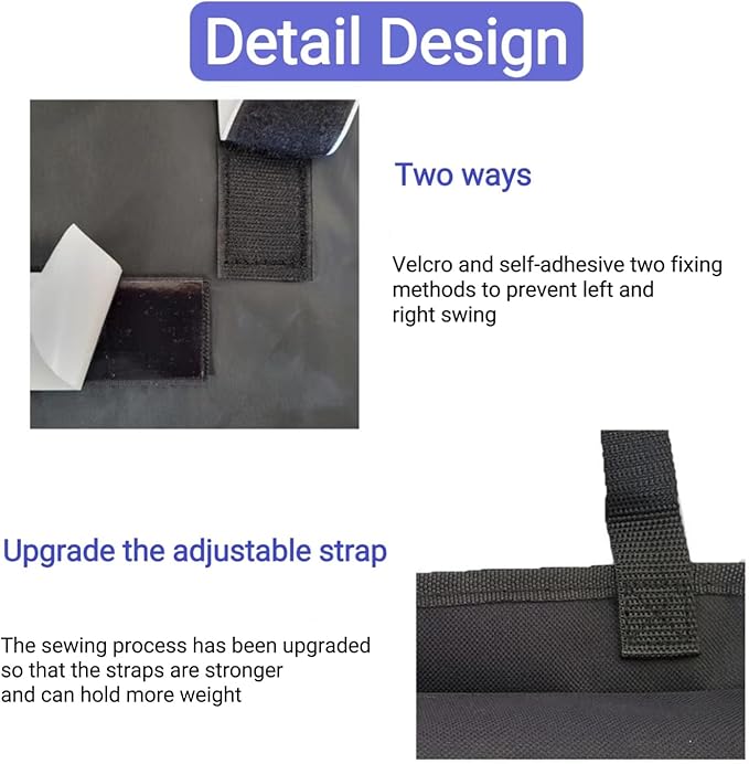Car Organizers and Storage, Backseat Hanging Organizer with 5 Pockets, Waterproof Collapsible Large Capacity Organization Bag, Interior Accessories Trunk Organizer for Car, SUV, Truck, MPV
