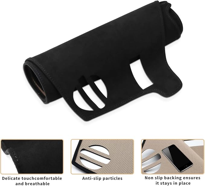 auovo Dashboard Cover Mat Compatible with Toyota RAV4 2024 2023 2022 Accessories 2019-2024 Sunshade Protector Anti-Slip Dash Carpet Cover