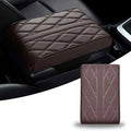 Car Armrest Covers for Tesla Model Y 2020–2025,Protection Padding Center Console Cushion Storage Box Mat Pad Cover Protector,Brown