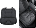 Bzxpk Skin-Friendly & Dirt-Repellent Leather Car Seat Cushion, Non-Slip PU Leather Seat Cover for Car, Office Chair & Travel, Breathable Comfort Cushion (Black, Front Row)