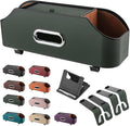 3-In-1 Car Backseat Organizer, 2026 New Multifunctional Car Seat Back Storage Box with Hooks and Phone Holder, Car Cup Holder Organizer for Hold Phone, Snacks, Drinks, Handbag (Green)