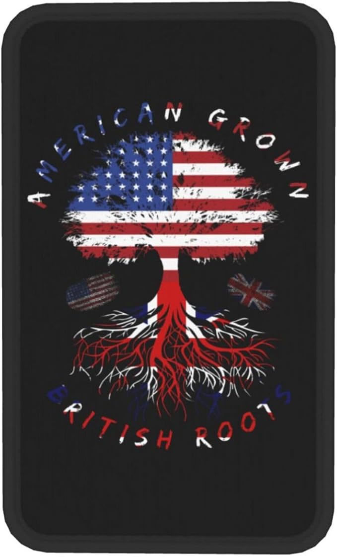 Car Armrest Cover America and Britain British Flag Roots Armrest Seat Handrail Box Cover Auto Center Console Pad Cushion Universal Decoration Protector Accessories