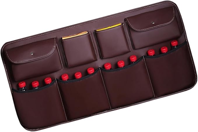 PU Cloth Automotive Organizers Quick Installation Hanging Pocket Fabric Storage Bag for Trip Storage Bag
