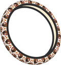 Thanksgiving Funny Turkey Universal Fit Steering Wheel Cover for Car, Truck, and SUV, Durable Steering Wheel Protection