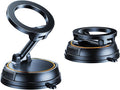 Magnetic Car Phone Holder Compatible with Magsafe, 360 Rotatable Vacuum Suction Cup Car Mount Dashboard, Magnet Cell Phone Holders for Your Car Fit for iPhone 16 Pro Max 16 Pro 16 15 14 13 12