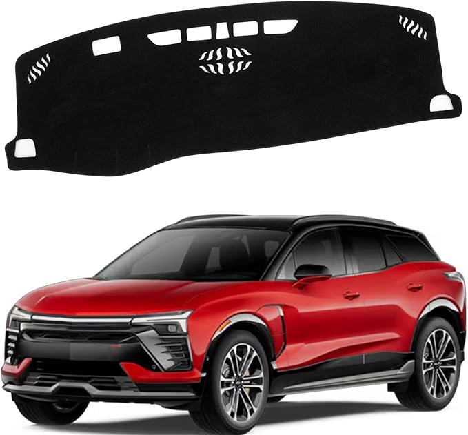 Dashboard Mat Cover for Chevy Blazer RS 2019-2025 2026 (Not fits for Blazer EV) Nonslip Center Console Sunshield Glare UV Rays Protector Accessories