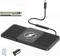 Wireless Car Charger Pad for Dodge Avenger Caliber Challenger, Phone Charging Mat 20W Type C/USB Cordless Non-Slip Charging Station Adapter Center Console,A 30cm Cable Type-C Plug-Normal