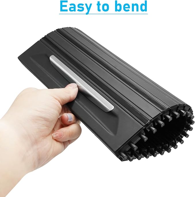 Jaronx Compatible with BMW Console Roller Blind Cover, X5 F15/ X6 F16 Cup Holder Sliding Cover, Center Console Sliding Shutters Compatible with BMW X5 F15 F85(2013-2017) / X6 F16 F86 (2014-2019)
