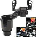 Cup Holder Expander for car 2 in 1 Multifunctional Car Cup Holder Extender Adapter with Adjustable Base Compatible with Hydro Flask, Yeti, Nalgene, 32/40 oz Large Bottles Drinks Mugs