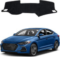 Dashboard Mat Cover for Hyundai Elantra 2017-2020 Nonslip Center Console Sunshield Glare UV Rays Protector Accessories