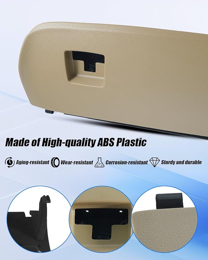Dash Glove Box Door Lid Cover Compatible With BMW X3 F25 2011-2017 X4 F26 2015-2018 Replace 51-16-6-839-000 51166839000 51169242086, Glove Compartment Lid,Buff
