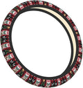 Neoprene Steering Wheel Cover Moose Holiday Pattern Car Steering Wheel Cover Universal Fit for Most Cars