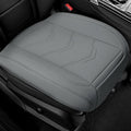 Luxury Faux Leather Car Seat Cover - Anti-Slip Waterproof Drive Seat Cushion Car Front Bottom Seat Cover with Storage Pocket - Universal Full Wrap Seats Protector for Cars SUV Trucks(Gray)