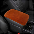 Fluffy Car Armrest Cover, Universal Car Center Console Pad, Car Armrest Seat Box Cover Decor Accessories For Women Men, Armrest Seat Box Cover Protector For Most Vehicle, SUV, Truck, Car (Brown)