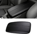 Center Console Armrest Cover for Mazda CX30 2020 2021 2022 2023 2024 2025 2026, Center Console Cover, Car Arm Rest Covering Anti-Scratch Arm Rest Cushion Pad,Black+Black line