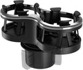 Car Cup Holder Extender with Adjustable Mounting Base - Cup Slot 1-2 Splitter Expander Organizer Fits Vehicle Boat Truck RV Holds Standard Drinks Water Bottles