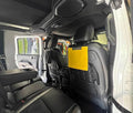 SPIDERWEBSHADE Seatback Sac - Backseat Car Storage Organizer - Large Mesh Pocket for Organizing Snacks, Toys, Tablets, Phones, Car Travel Accessories - Universal For Most Vehicles (Yellow)