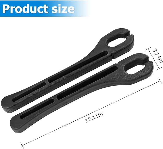 Mandark Car Seat Gap Filler, 2PCS Vehicle Seat Gap Fill Organizer with Phone Holder for Prevents Items Falling, Auto Interior Crevice Blocker Stop Accessories, Universal for SUV Sedan Truck (Black)
