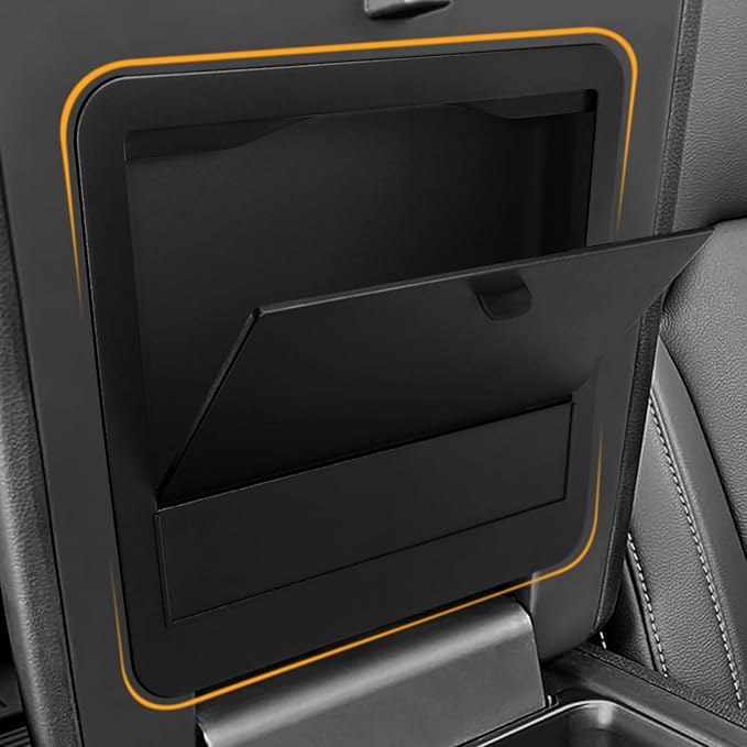 PeakPurit 2PCS Center Console Organizer Compatible with Honda 2023 2024 2025 Pilot & 2024-2026 Passport & 2024 2025 Ridgeline Accessories Hidden Box Organizer