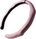 Quick Install Sporty Perforated Pink Nappa Leather Steering Wheel Cover with Black Stripe Universal fit 14½" to 15" Car SUV Pickup 14.5 to 15 inches Napa