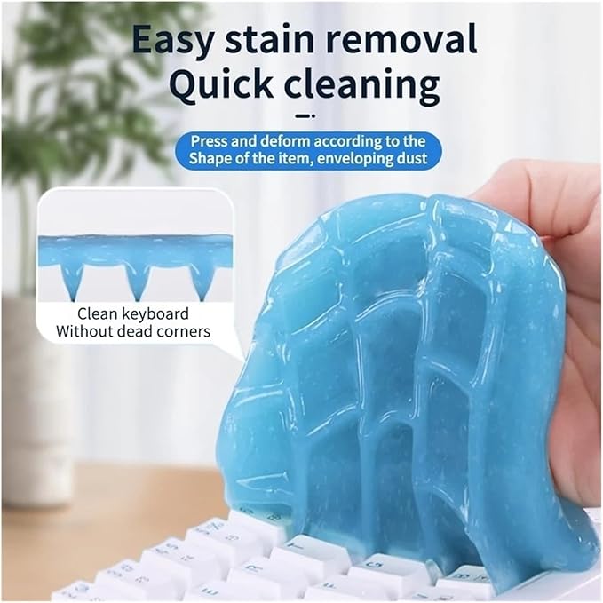 Soft Adhesive Car Cleaning Gel for Interior Removal - Effective Car Detailing(Xj240409828-2pc-001)