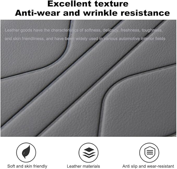 1 Pack Car Center Console Cover Custom Fit for 2020-2025 Toyota Highlander, Leather Memory Foam Armrest Cushion Protector, Anti-Scratch Durable Armrest Pad,Beige