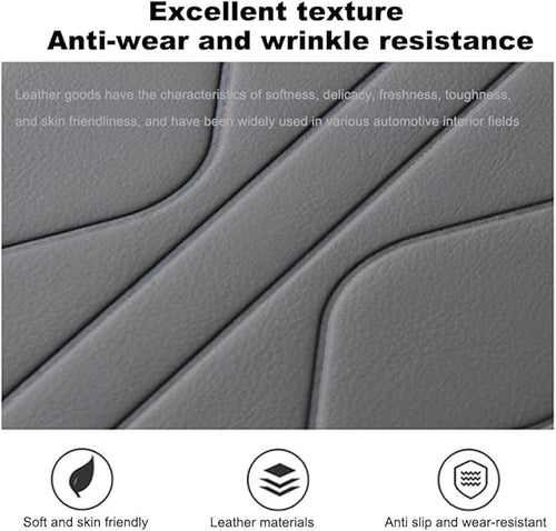 1 Pack Car Center Console Cover Custom Fit for 2024 2025 Toyota Land Cruiser 250 1958 Prado Lc250 J250, Leather Memory Foam Armrest Cushion Protector, Anti-Scratch Durable Armrest Pad
