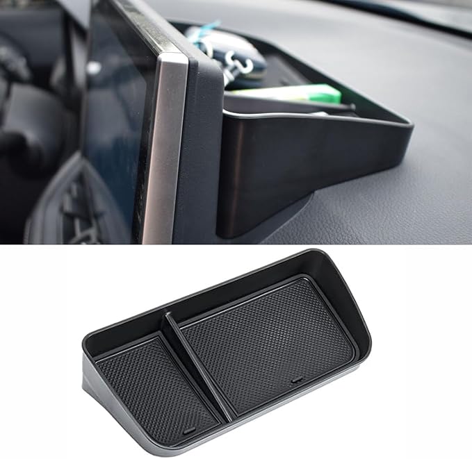Nosxxus Center Console Dash Storage Tray Compatible with RAV4 2019-2022 2023 2024 Insert Storage Tray Secondary Interior Accessories-Not for New 10.5'' Multimedia Display