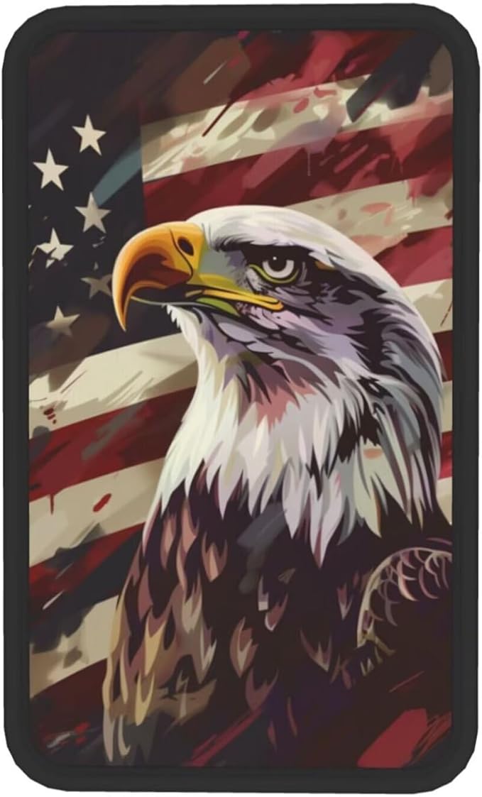 American Flag Center Console Pads USA Flags Armrest Cover Patriot Star Stripe Arm Rest Seat Box Pad Red Lid Covers