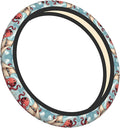 Rabbits-Pirate-Octopus Car Steering Wheel Cover, 15 Inch Steering Wheel Cover Stylish Decor for Most Cars