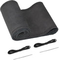 BELINOUS Suede Leather Steering Wheel Cover, DIY Stitch-On Steering Wheel Wrap with Needle & Thread, Non-Slip & Sweat-Absorbing, Universal Fit for 13.75-16 Inch (Size S3, Black)