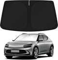 KUST Windshield Sun Shade for 2023-2024 2025 2026 Genesis GV60 SUV Accessories Custom Fit Sunshade Sun Visor Protector Foldable Blocks UV Rays Keep Your Car Cooler