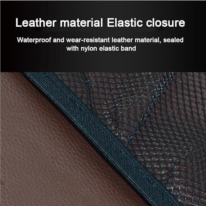Trunk Organizer for Volvo XC90 XC70 XC60 XC40 V90 V70 V60 V40, Vehicle Hanging Back Seat Boot Bag Car Leather Cargo Storage Bags Waterproof Multifunction Accessories,A/Black