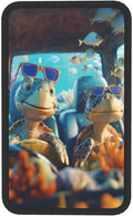 Car Center Console Cushion Cute Sea Turtle Armrest Interior Accessories Funny Underwater Sea Turtle Anti-Scratch Armrest Lid Protector Pad Armrest Cushion
