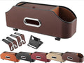 3-in-1 Car Backseat Organizer, Multifunctional Car Seat Back Storage Box, Car Organizers and Storage, For Hold Drinks, Handbag, Keep Your Ride Clean & Organized (Hook Installation, Brown)