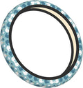 Cute Narwhal Pattern Car Steering Wheel Cover, 15 Inch Steering Wheel Cover Stylish Decor for Most Cars
