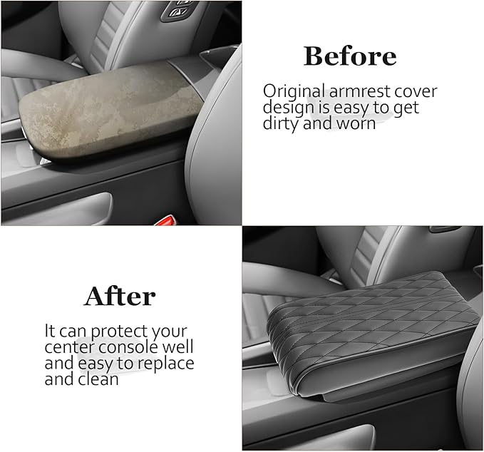 SKTU for 2024 2025 2026 Kia EV9 Armrest Cover for 2024 2025 2026 Kia EV9 Center Console Cover Kia EV9 2024 2025 2026 Accessories 2024 2025 2026 EV9 Center Console Cushion EV9 Seat Box Cover Soft