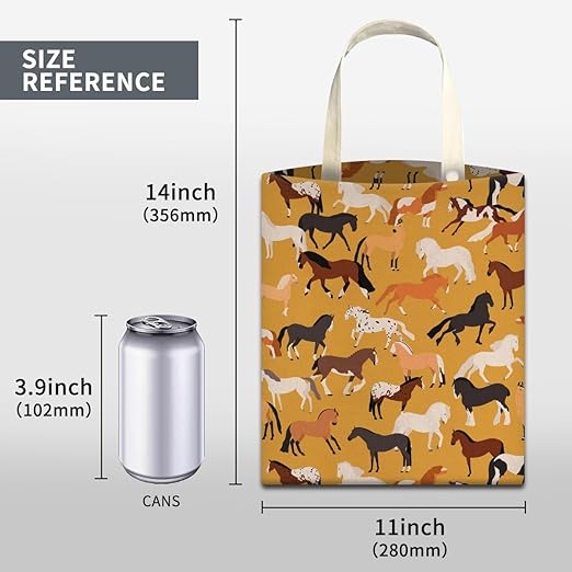 Car Trash Can, Cute Car Trash Bag, Hanging Car Organizer and Storage Bag, Trash Bin for Car Accessories, Vehicle, Travelling, Camping Cute Horse Pattern