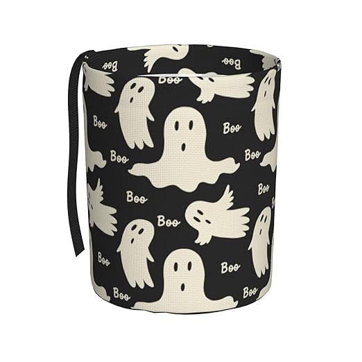 YANGDADA Ghost Pattern Car Trash Can Small Portable Car Garbage Bag for Back Front Seat RV's Camping Accessories