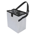 Homelove Car Trash Can, Leak-Proof Waterproof Trash Bin Collapsible Portable Auto Garbage Bag Large Capacity Trashcan Storage Bag Multipurpose Car Organizer Hanging (Light-Gray)