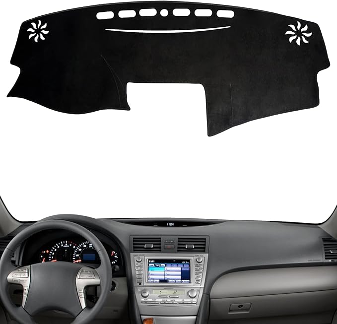 Dash Cover Mat Custom Interior Center Console Compatible with Toyota Camry 2007 2008 2009 2010 2011 Dashboard Cover Pad Carpet Protector