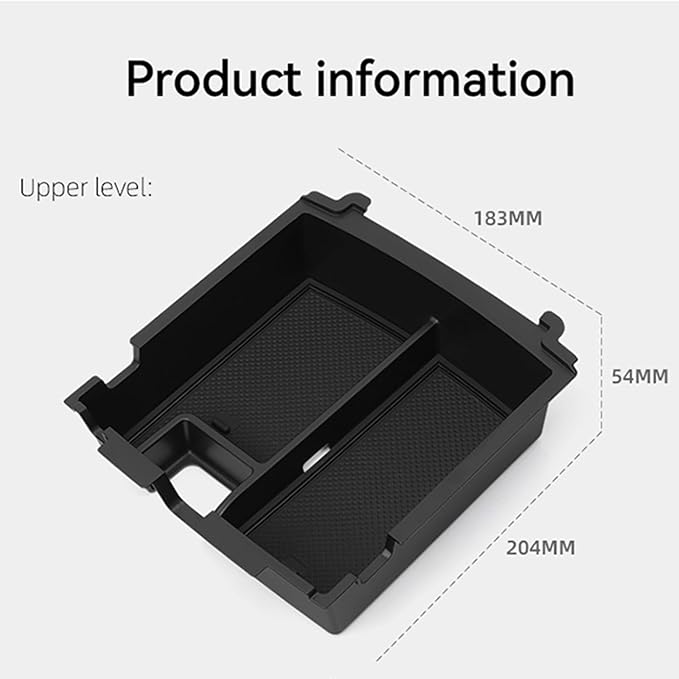 Center Console Organizer for 2025 Ford Bronco - 4 Door Full Size Ford Bronco Center Console Armrest Storage Box for Ford Bronco Accessories 2025 Upgraded Tray (Not for 2-Door & Bronco Sport)